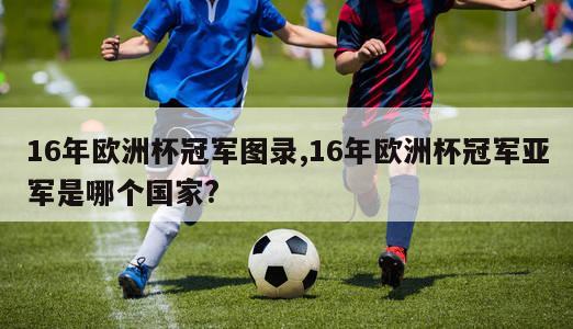 16年欧洲杯冠军图录,16年欧洲杯冠军亚军是哪个国家?